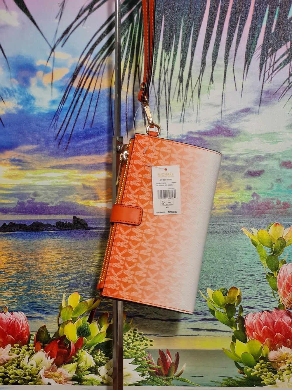 Michael Kors Mirella Ombre Tote And Wallet Set
